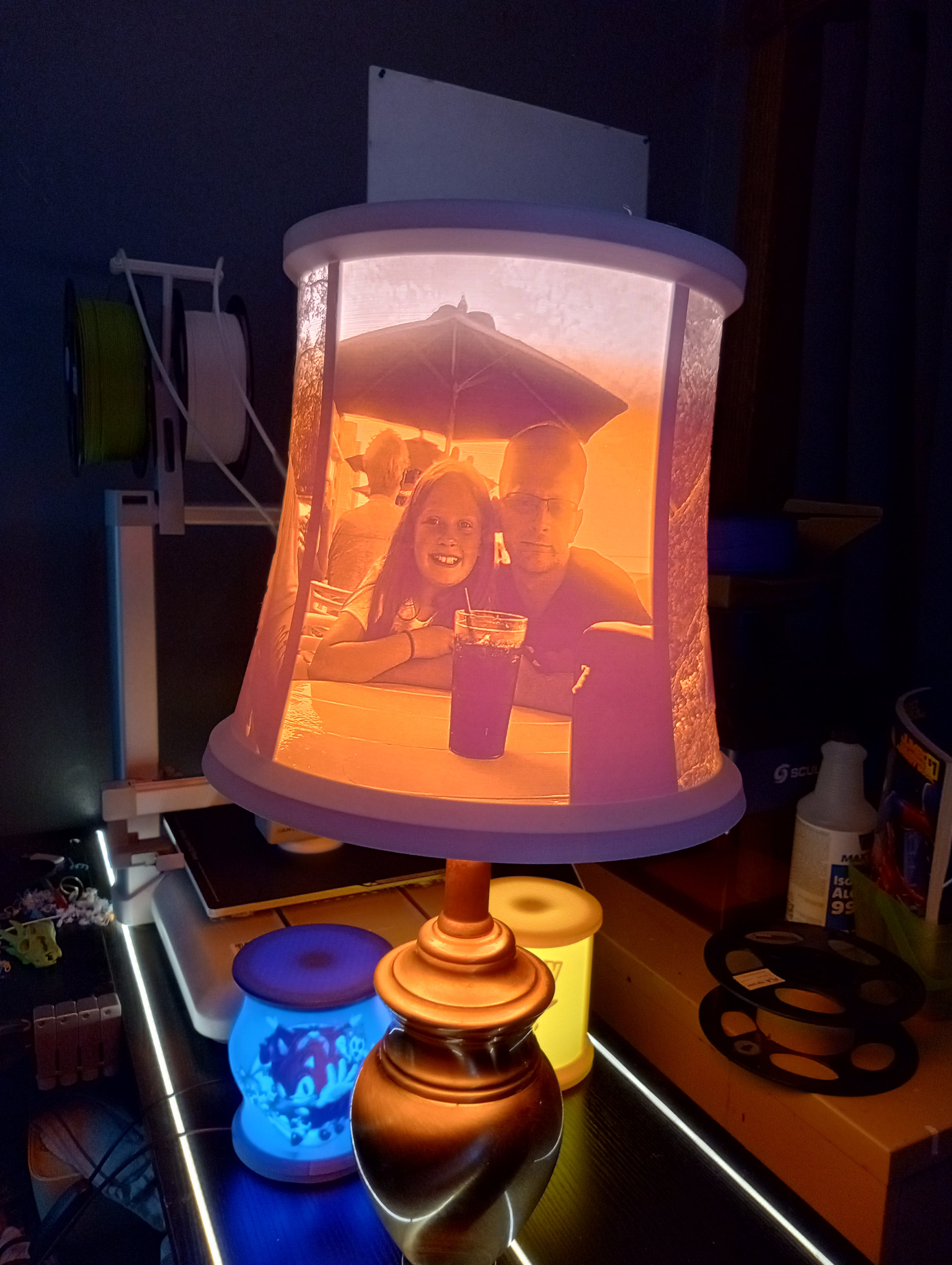 Custom Photo Lithophane Lamp